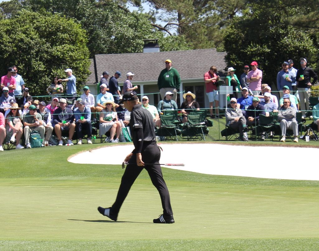 Sergio Hole 18 Green